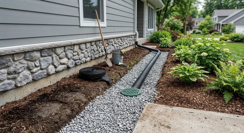 French Drain Installation in Tuscaloosa, AL