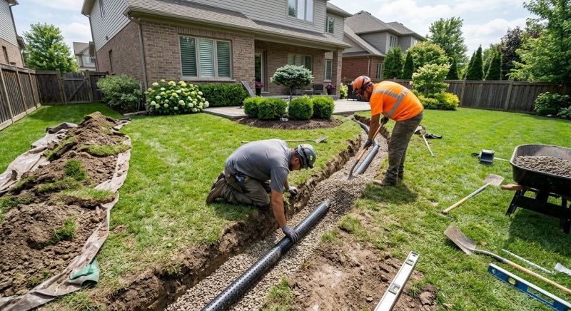 Rainwater Drain Installation in Tuscaloosa, AL